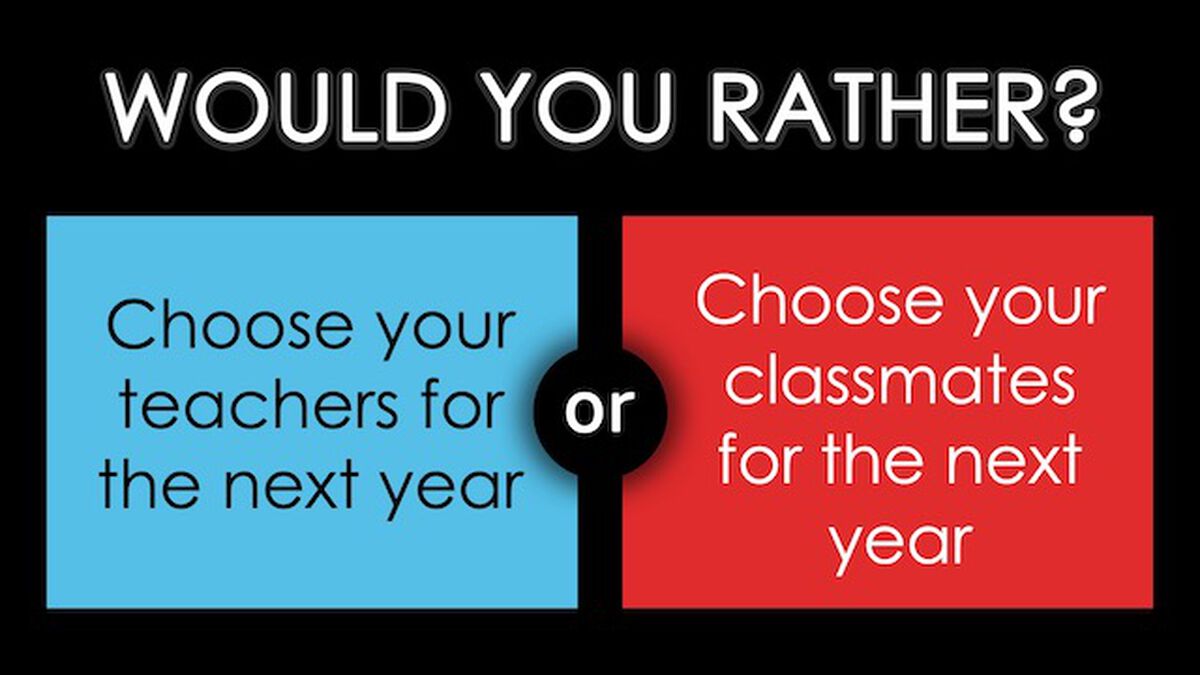 Would You Rather - School Year image number null
